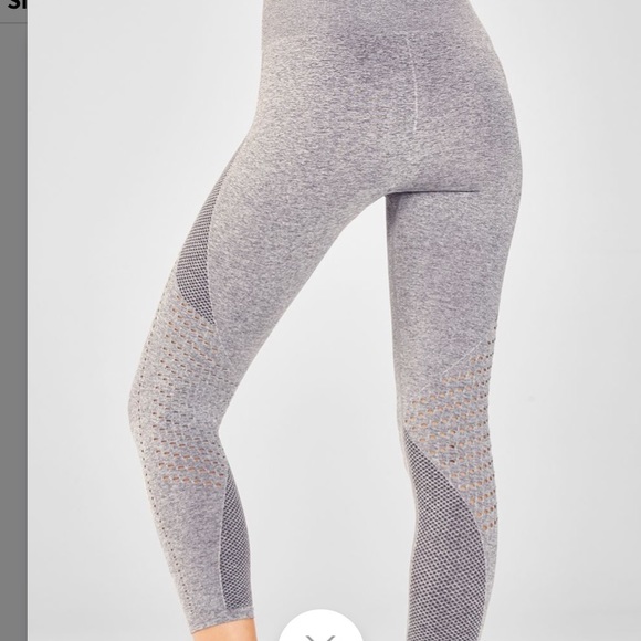 Fabletics Pants - Fabletics Seamless Mid-Rise Mesh Capri Size Small